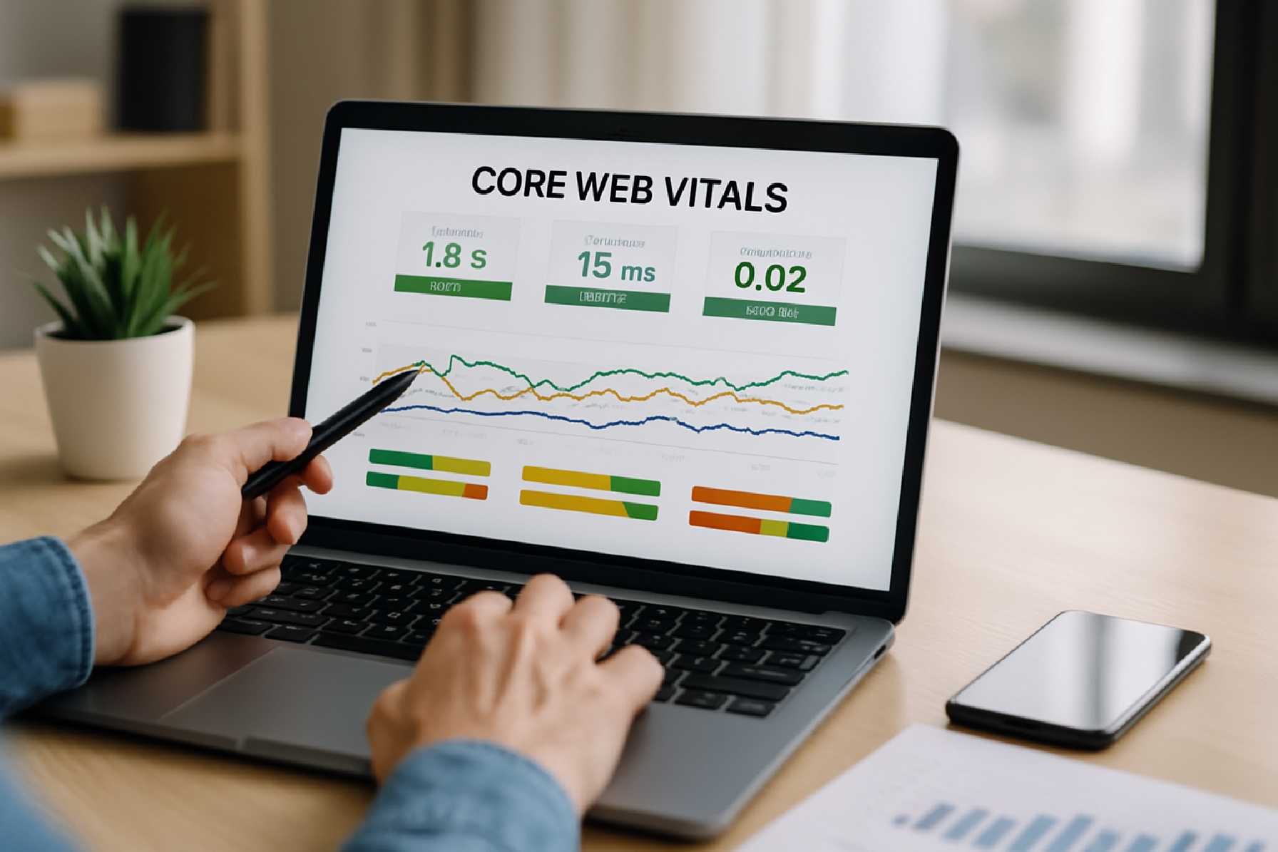 צעדים פשוטים לשיפור Core Web Vitals